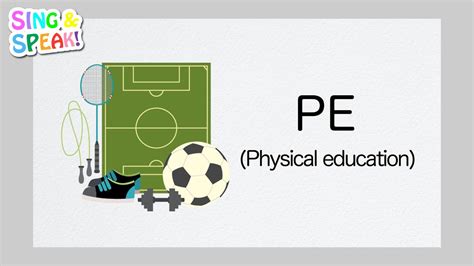how to pronounce physical education|How to pronounce PE (Physical education) .